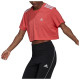 Adidas Γυναικεία κοντομάνικη μπλούζα Hyperglam Cropped